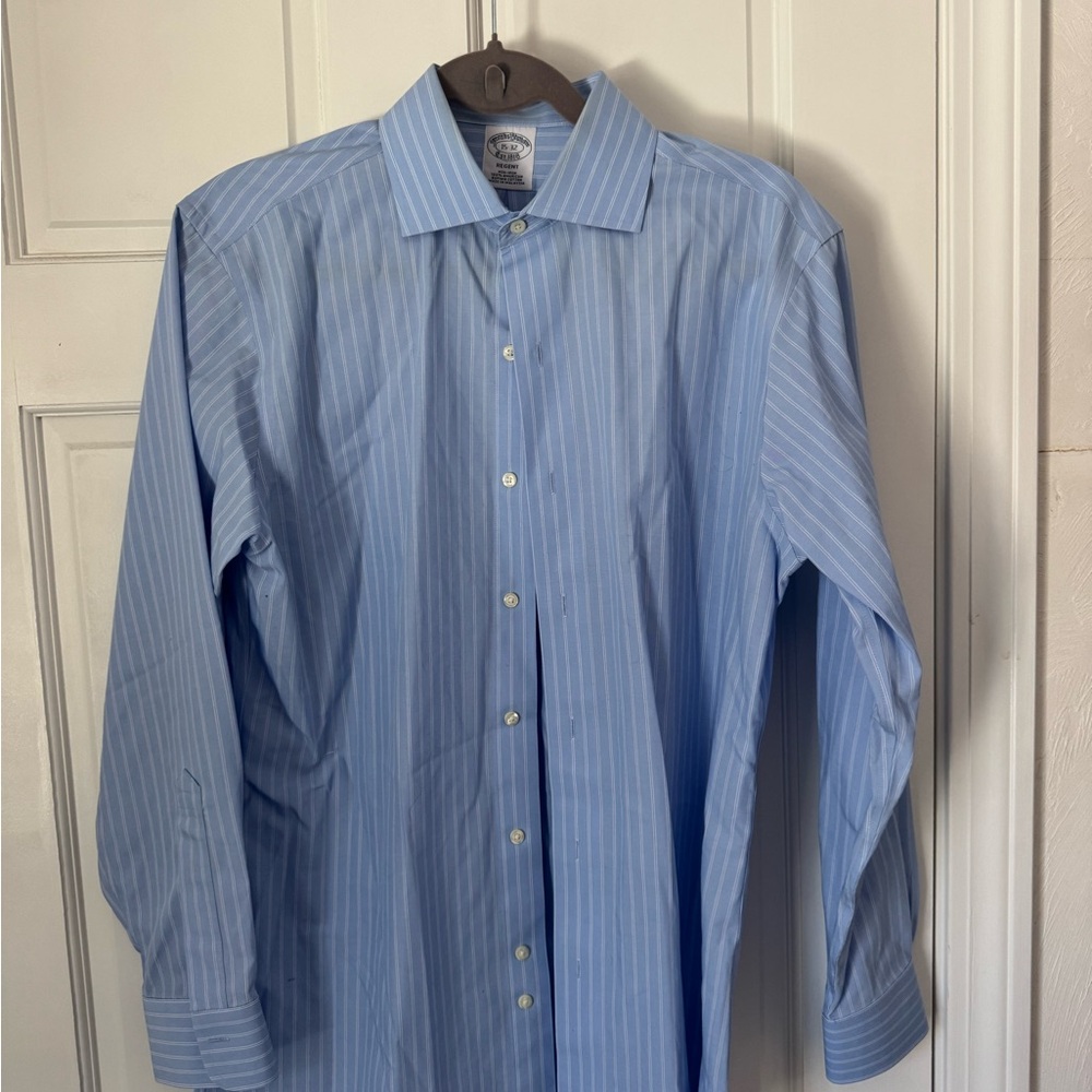 Brooks Brothers Men’s Dress Shirt, Regent Fit, Size 15-32